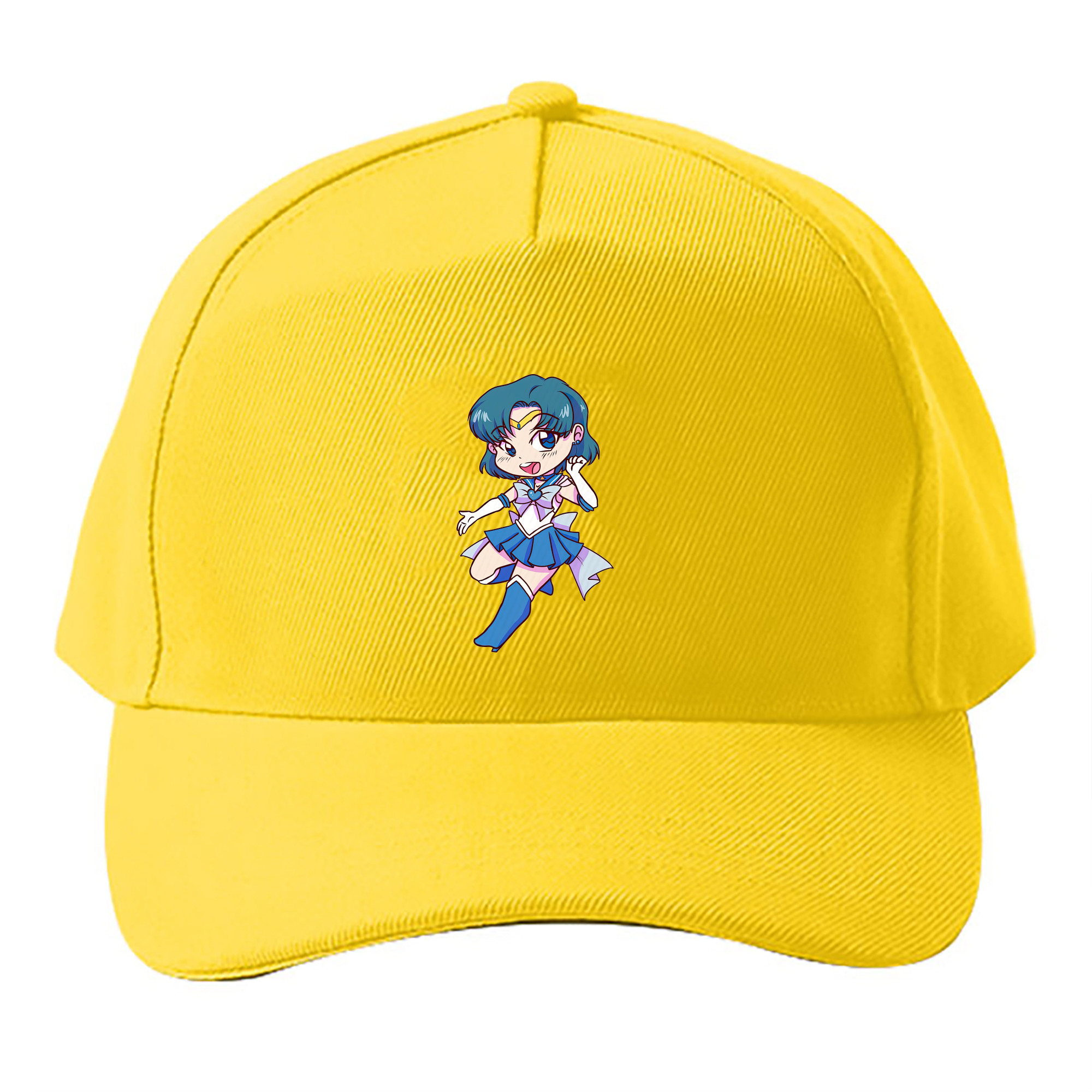 （画像用） 美少女戦士セーラームーン 水野 亜美 みずの あみ Sailor Moon Mizuno Ami ベースボールキャップ 綿100％ 男女兼用 帽子 スポーツ